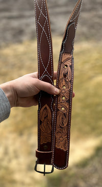 Custom Carved Belt