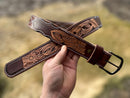 Custom Carved Belt