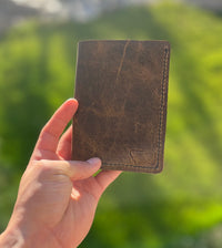 Rust Bison Passport Cover