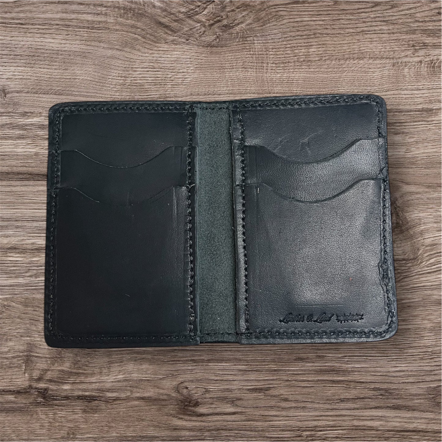 Black 6 Pocket Wallet